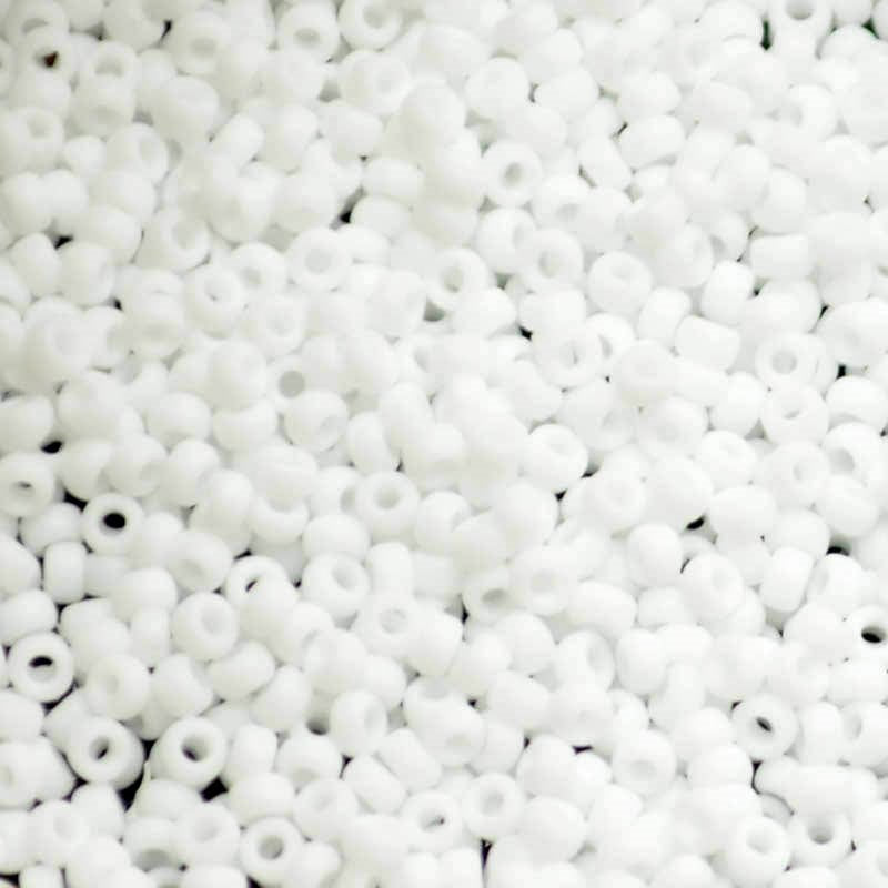 Miyuki Seed Beads 11/0 - mb11-0402F - Matte Chalk White 22g