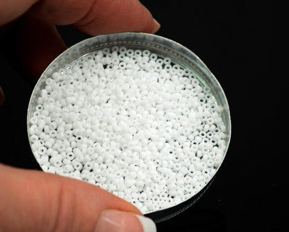 Miyuki Seed Beads 11/0 - mb11-0402 - Chalk White 22g