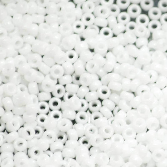 Miyuki Seed Beads - 11/0 - Chalk White -mb11-0402b250- 250g