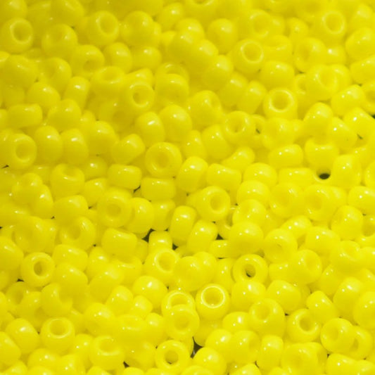 Miyuki Seed Beads - 11/0 - Opaque Yellow -mb11-0404b250- 250g