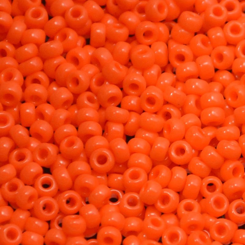 Miyuki Seed Beads - 11/0 - Opaque Orange -mb11-0406b250- 250g