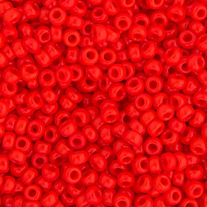 Miyuki Seed Beads 11/0 - mb11-0407 - Opaque Vermilion Red 22g