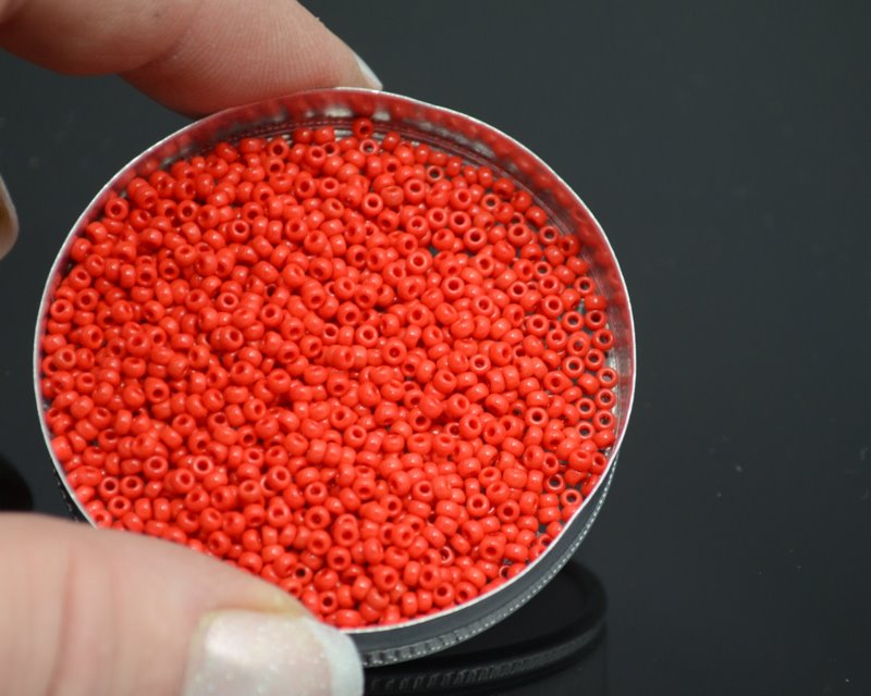 Miyuki Seed Beads 11/0 - mb11-0408 - Opaque Red 22g