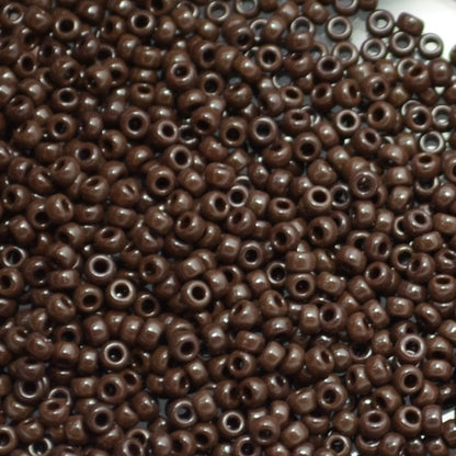 Miyuki Seed Beads 11/0 - mb11-0409 - Opaque Chocolate Brown 22g
