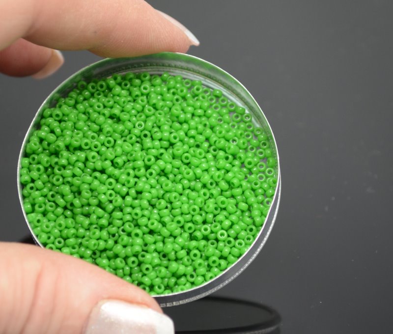 Miyuki Seed Beads 11/0 - mb11-0411 - Opaque Pea Green 22g