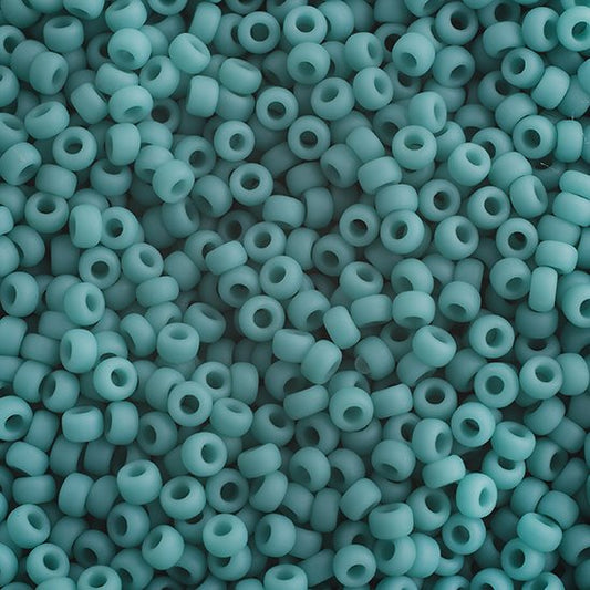Miyuki Seed Beads 11/0 - mb11-0412f - Matte Turquoise Green 10g
