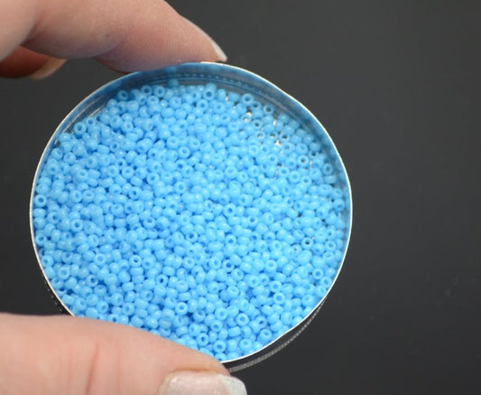 Miyuki Seed Beads 11/0 - mb11-0413 - Opaque Turquoise Blue 22g