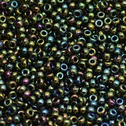 Miyuki Seed Beads 11/0 - mb11-0453 - Metallic Forest Green Iris 22g