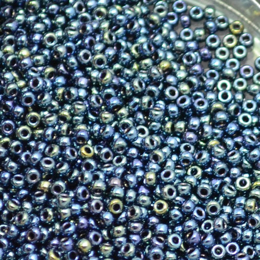 Miyuki Seed Beads - 11/0 - Gunmetal Iris -mb11-0456b250- 250g