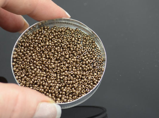 Miyuki Seed Beads 11/0 - mb11-0461 - Metallic Chocolate 22g