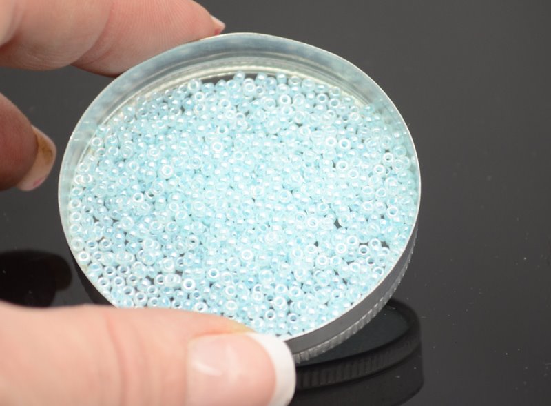 Miyuki Seed Beads 11/0 - mb11-0522 - Light Aqua Ceylon 22g