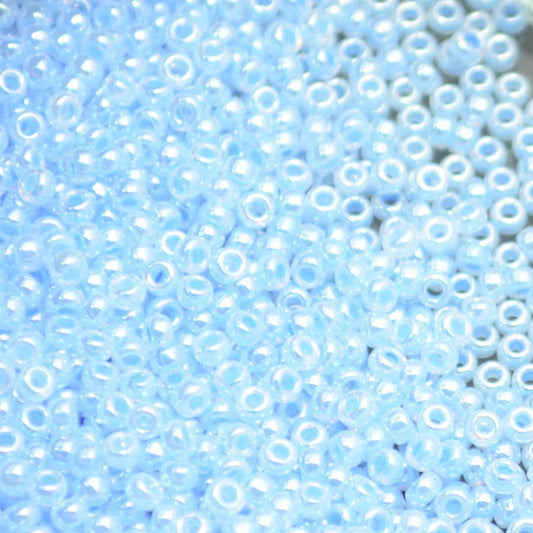 Miyuki Seed Beads - 11/0 - Sky Blue Ceylon -mb11-0524b250- 250g
