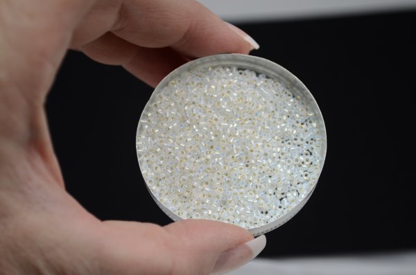 Miyuki Seed Beads 11/0 - mb11-0551 - Silver Lined White Opal 22g