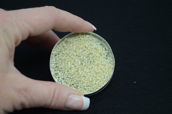 Miyuki Seed Beads 11/0 - mb11-0577 - Dyed Butter Cream Silver Lined Alabaster 22