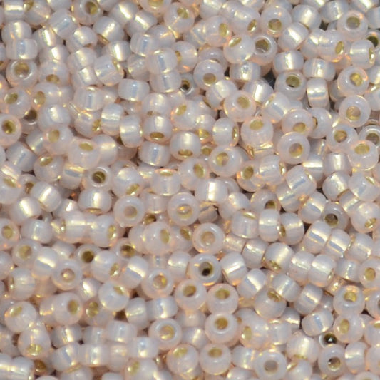 Miyuki Seed Beads 11/0 - mb11-0579 - Dyed Blush Silver Lined Alabaster 22g