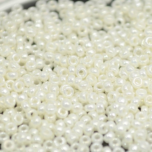 Miyuki Seed Beads - 11/0 - Ivory Pearl Ceylon -mb11-0591b250- 250g