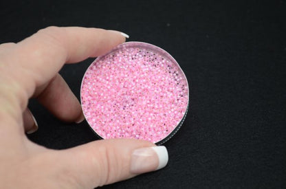 Miyuki Seed Beads 11/0 - mb11-0643 - Dyed Pink Silver Lined Alabaster 22g