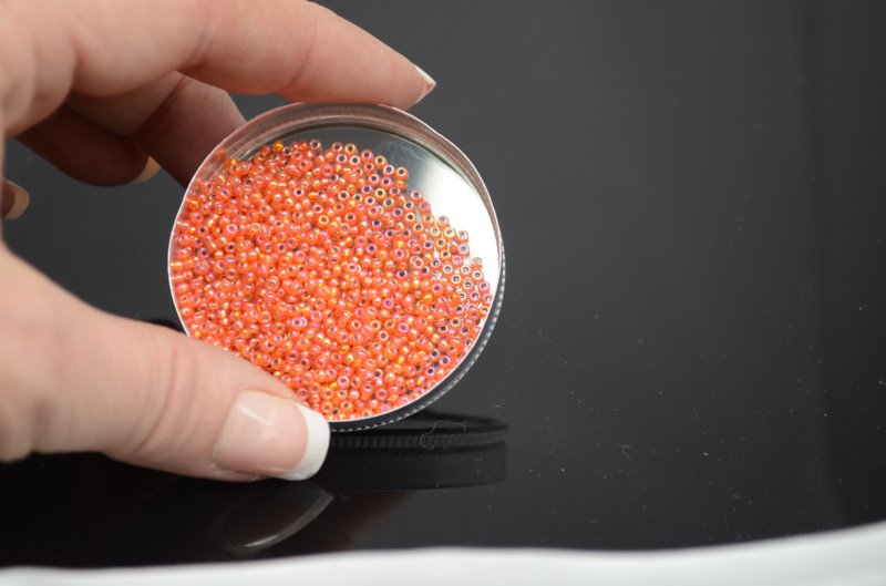 Miyuki Seed Beads 11/0 - mb11-1008 - Silver Lined Orange AB 22g