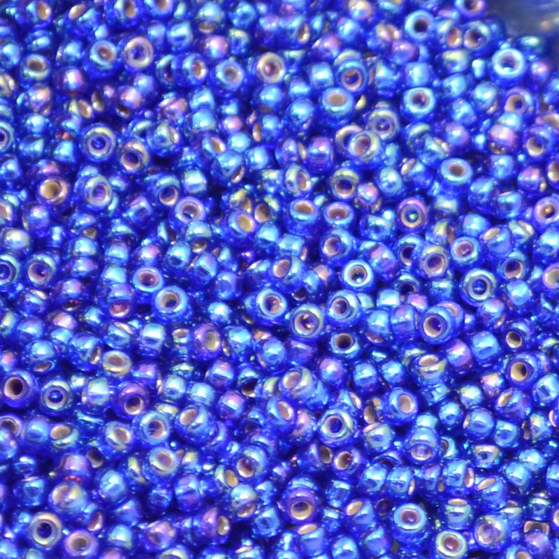 Miyuki Seed Beads - 11/0 - Silver Lined Cobalt AB -mb11-1020b250- 250g