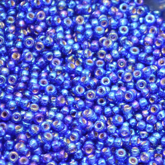 Miyuki Seed Beads - 11/0 - Silver Lined Cobalt AB -mb11-1020b250- 250g
