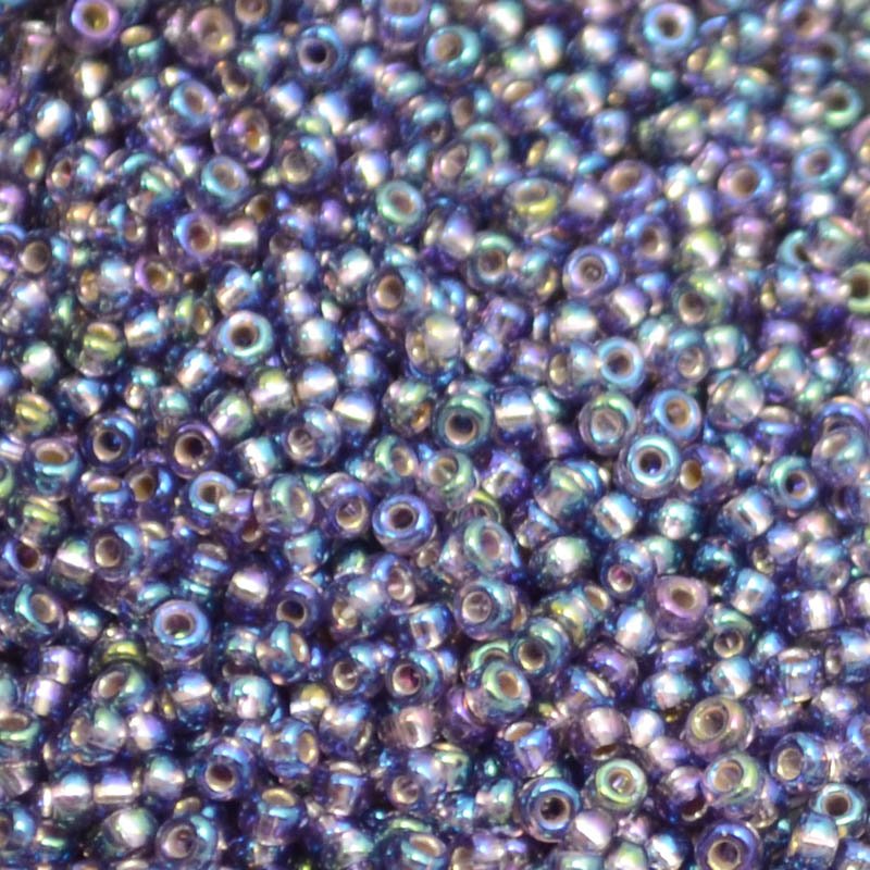 Miyuki Seed Beads - 11/0 - Silver Lined Amethyst AB -mb11-1024b250- 250g