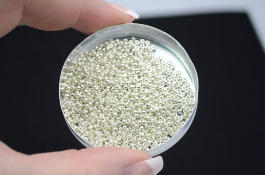 Miyuki Seed Beads 11/0 - mb11-1051 - Galvanized Silver 22g