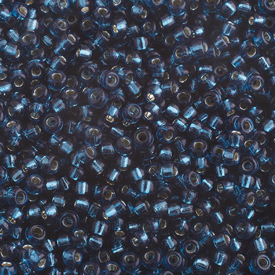 Miyuki Seed Beads - 11/0 - Silver Lined Blue Zircon -mb11-1425b250- 250g