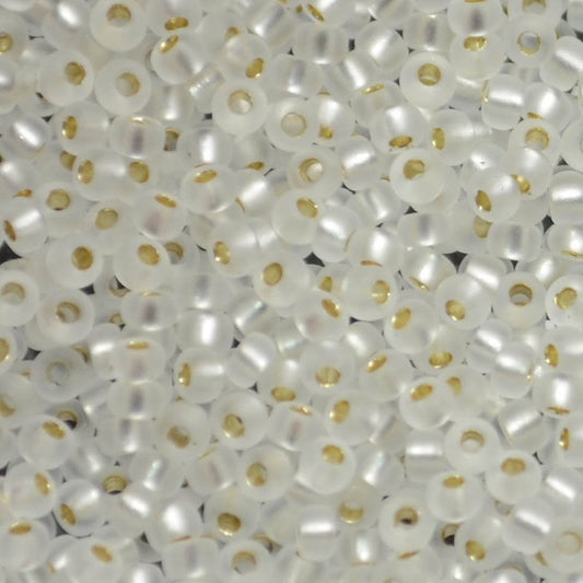 Miyuki Seed Beads - 11/0 - Semifrosted Silver Lined Crystal -mb11-1901b250- 250g