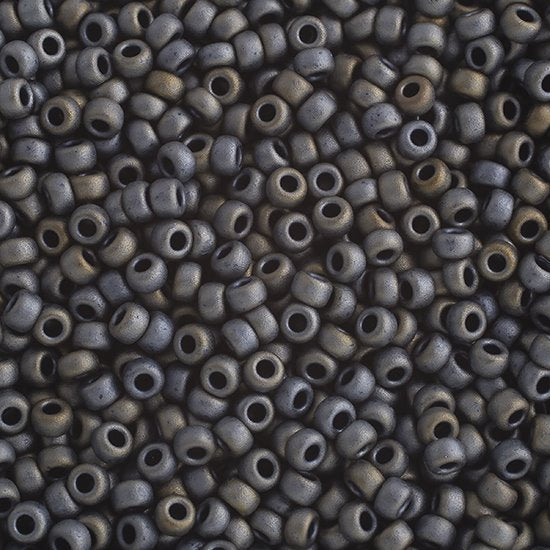 Miyuki Seed Beads 11/0 - mb11-2002 - Matte Metallic Silver Grey 22g