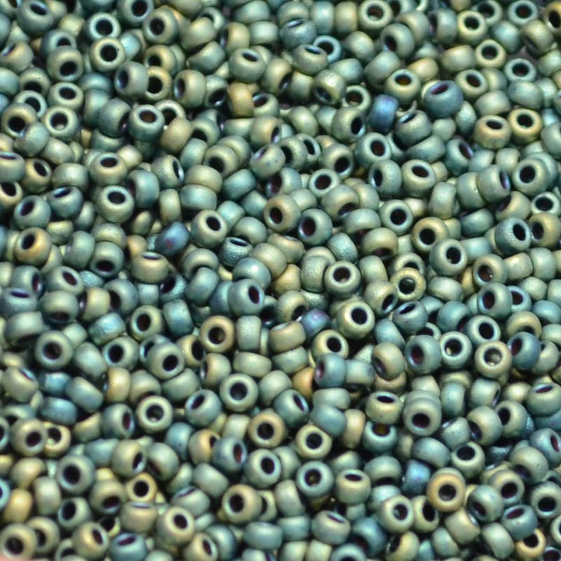 Miyuki Seed Beads - 11/0 - Matte Metallic Patina Iris -mb11-2008b250- 250g