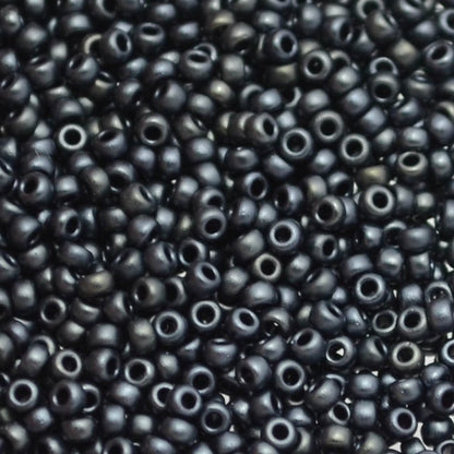 Miyuki Seed Beads 11/0 - mb11-2010 - Matte Metallic Charcoal 10g