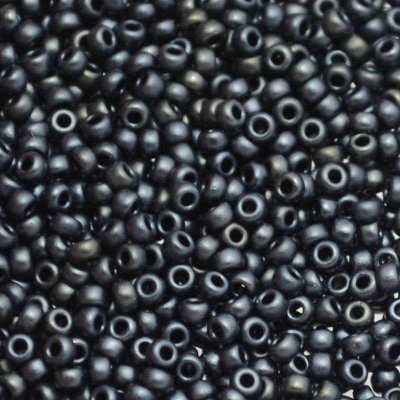 Miyuki Seed Beads - 11/0 - Matte Metallic Charcoal -mb11-2010b250- 250g