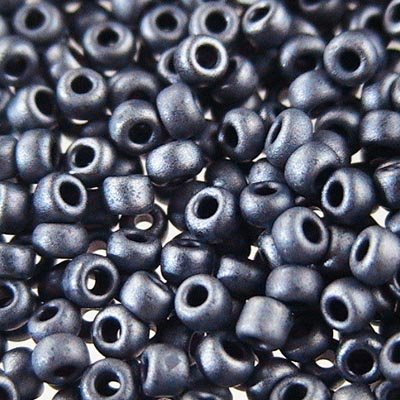 Miyuki Seed Beads 11/0 - mb11-2011 - Matt Metallic Gunmetal 22g