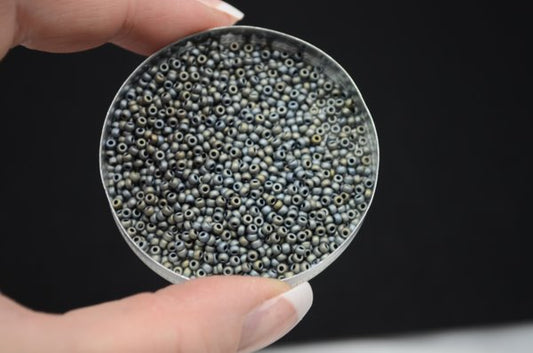 Miyuki Seed Beads 11/0 - mb11-2012 - Matte Metallic Tawny Gray 10g