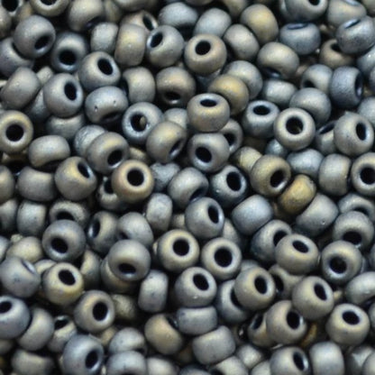 Miyuki Seed Beads 11/0 - mb11-2012 - Matte Metallic Tawny Gray 10g