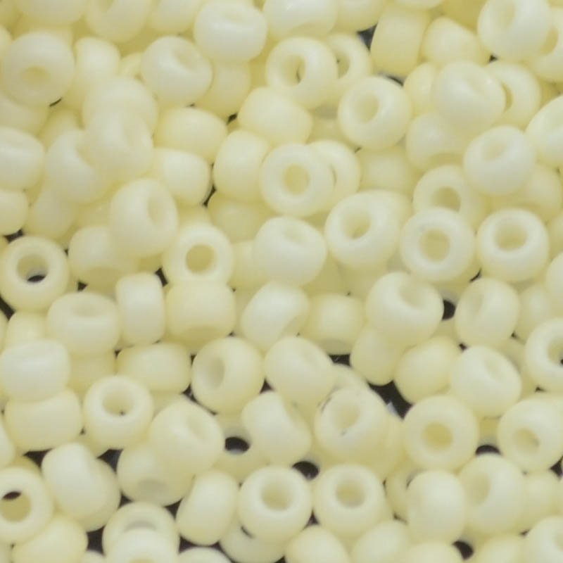 Miyuki Seed Beads - 11/0 - Matte Opaque Cream -mb11-2021b250- 250g