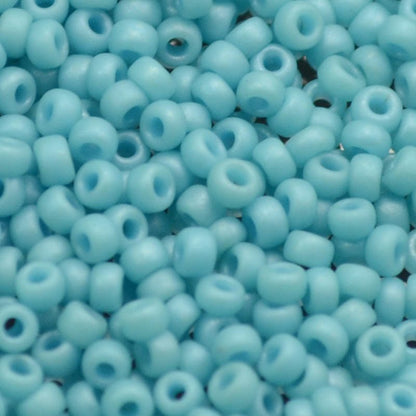 Miyuki Seed Beads 11/0 - mb11-2029 - Matte Opaque Turquoise Blue Lustre 22g