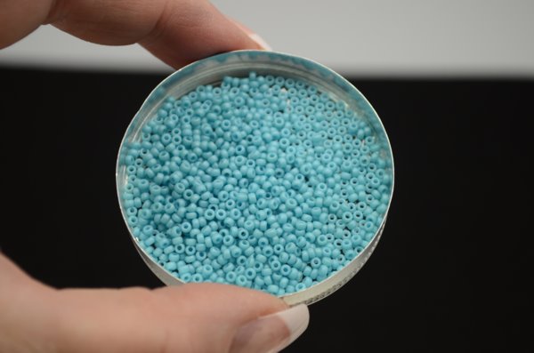 Miyuki Seed Beads 11/0 - mb11-2029 - Matte Opaque Turquoise Blue Lustre 22g