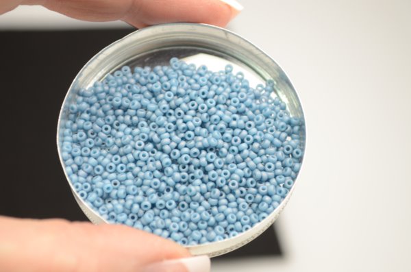 Miyuki Seed Beads 11/0 - mb11-2038 - Matte Opaque Light Denim Lustre 22g