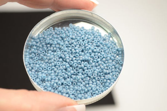 Miyuki Seed Beads 11/0 - mb11-2038 - Matte Opaque Light Denim Lustre 22g