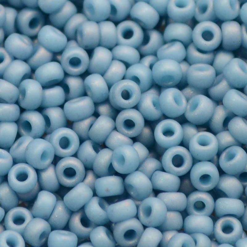 Miyuki Seed Beads - 11/0 - Matte Opaque Light Denim Lustre -mb11-2038b250- 250g
