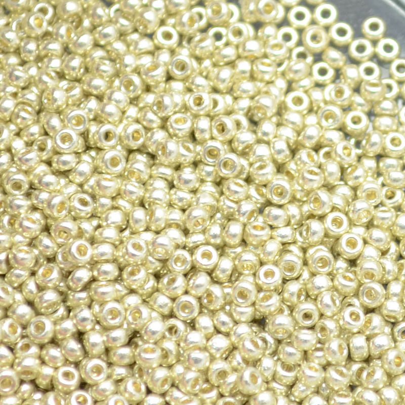 Miyuki Seed Beads - 11/0 - Galvanized Silver [Duracoat] -mb11-4201b250- 250g