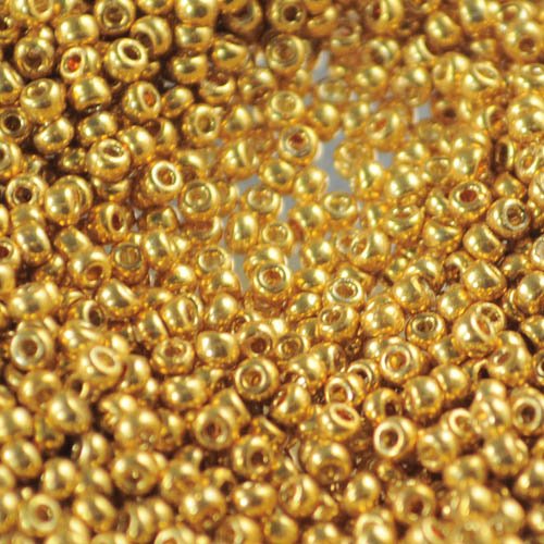 Miyuki Seed Beads 11/0 - mb11-4202 - Galvanized Gold [Duracoat] 22g