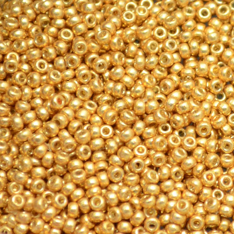 Miyuki Seed Beads 11/0 - mb11-4202 - Galvanized Gold [Duracoat] 22g