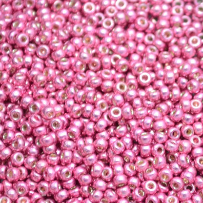 Miyuki Seed Beads 11/0 - mb11-4210 - Galvanized Hot Pink [Duracoat] 22g