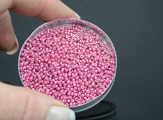 Miyuki Seed Beads 11/0 - mb11-4210 - Galvanized Hot Pink [Duracoat] 22g