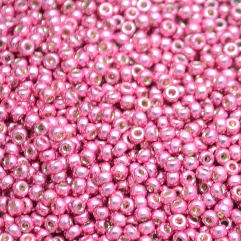 Miyuki Seed Beads - 11/0 - Galvanized Hot Pink [Duracoat] -mb11-4210b250- 250g