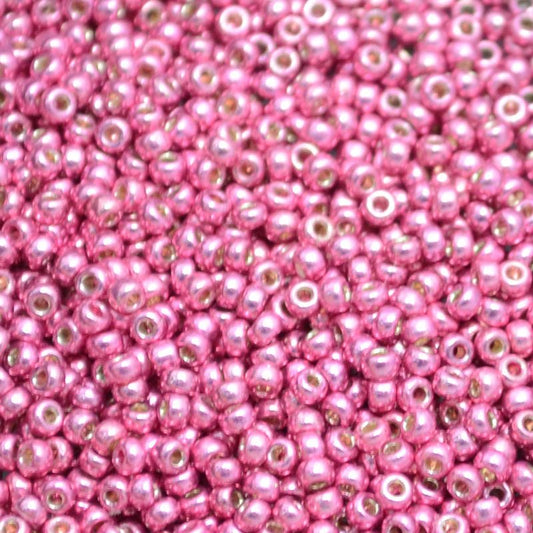 Miyuki Seed Beads - 11/0 - Galvanized Hot Pink [Duracoat] -mb11-4210b250- 250g