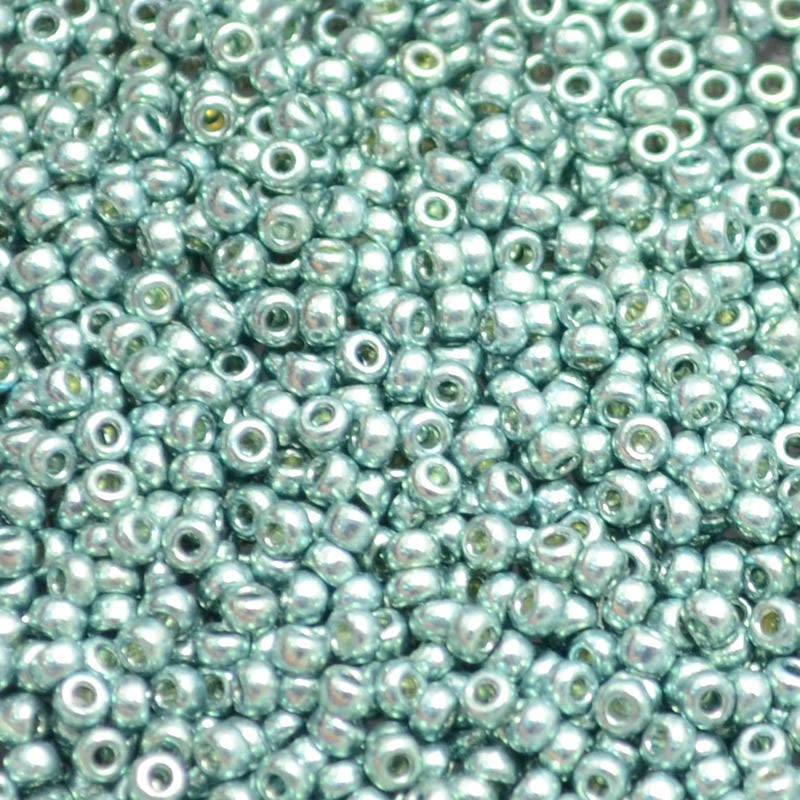 Miyuki Seed Beads - 11/0 - Galvanized Dark Seafoam [Duracoat] -mb11-4216b250- 25