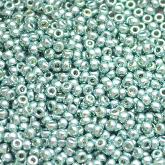 Miyuki Seed Beads - 11/0 - Galvanized Dark Seafoam [Duracoat] -mb11-4216b250- 25